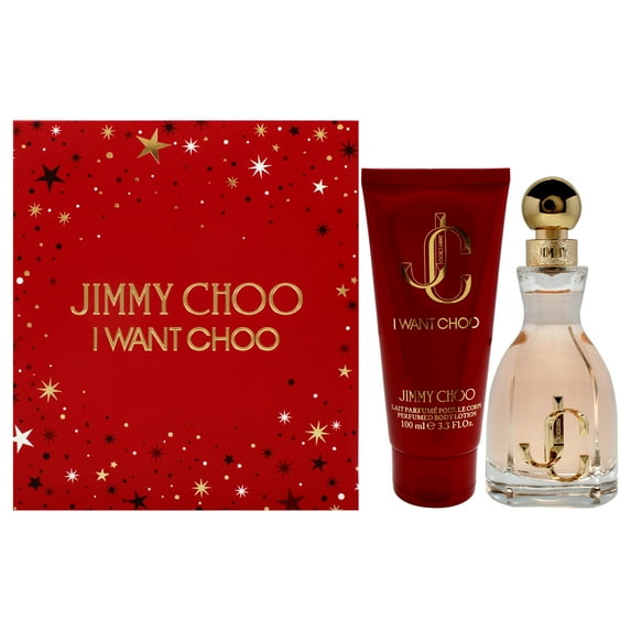 Jimmy Choo I Want Choo , 2 Pc Gift Set 2oz EDP Spray, 3.3oz Body Lotion