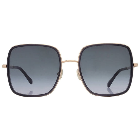 Jimmy Choo JAYLA/S 02F7 9O Women's Gold Square Frame Sunglasses