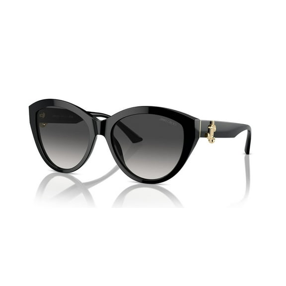 Jimmy Choo JC 5007 Plastic Womens Phantos Sunglasses Black 55mm Adult