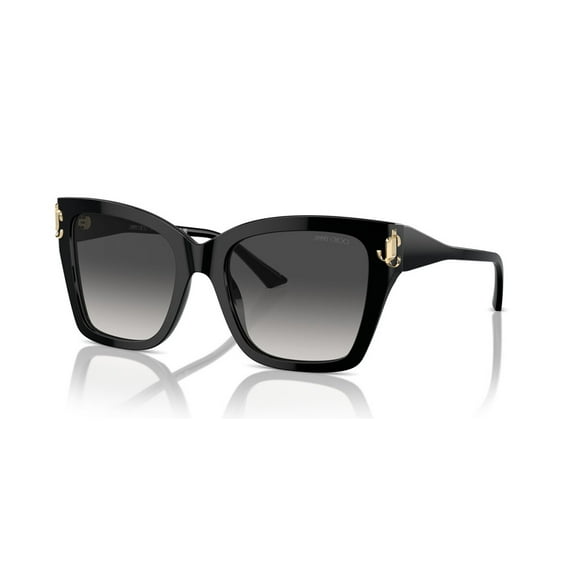 Jimmy Choo JC 5012 Plastic Womens Square Sunglasses Black 54mm Adult