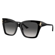 Jimmy Choo JC 5012F Plastic Womens Square Sunglasses Black 54mm Adult