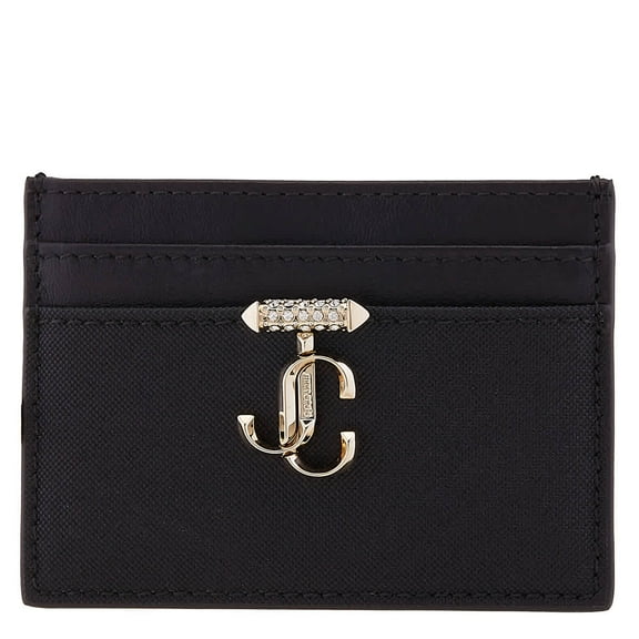 Jimmy Choo JC Emblem Leather Card Holder