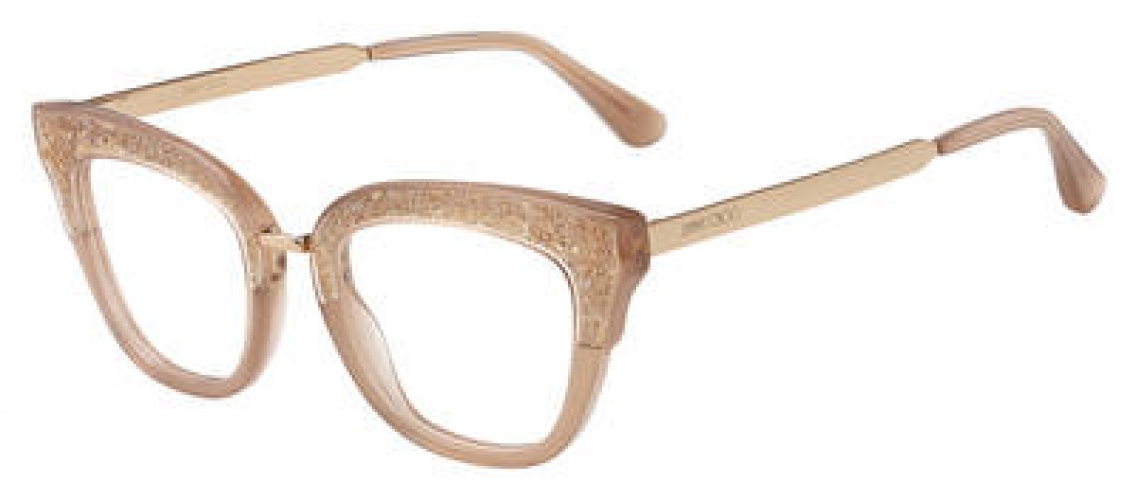 Jimmy Choo JCH Jc237 Eyeglasses 0FWM Nude - Walmart.com display picture 1