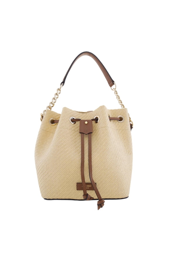 Juno/S Raffia Bucket Bag