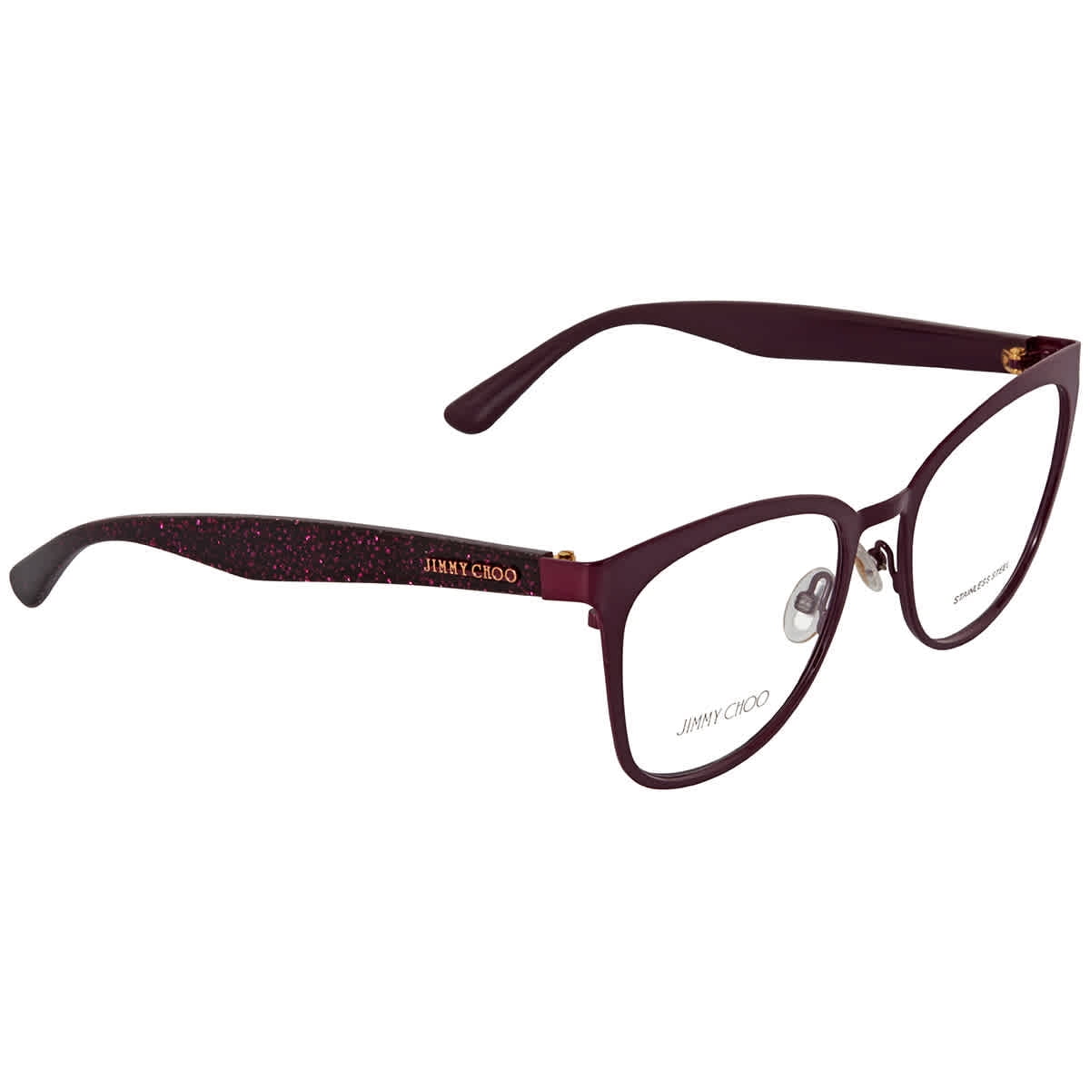JIMMY CHOO キャットアイクラス JC189 FN1 Jimmy Choo Ladies Purple Cat Eye Eyeglass Frames JC189 FN1
