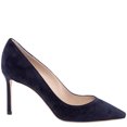 Jimmy Choo Ladies Romy 85 Navy Suede Pumps, Brand Size 38 (US Size 8