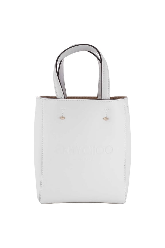 Lenny North-South Leather Tote Bag