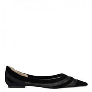 JIMMY CHOO Love Ballet Flats, Brand Size 38.5 ( US Size 8.5 )