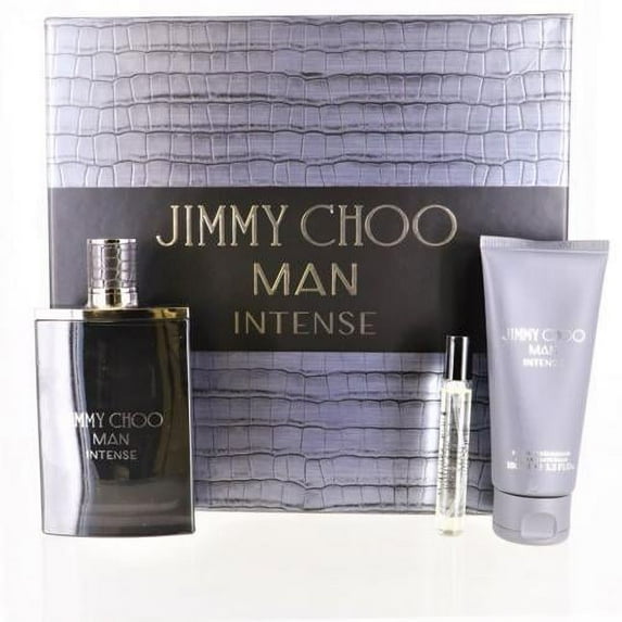 Jimmy Choo Man Intense Cologne Gift Set for Men, 3 Pieces