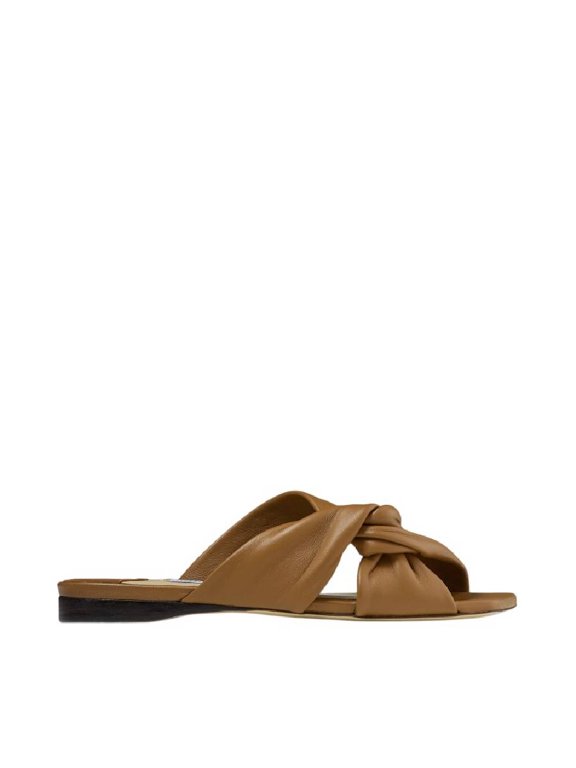 Narisa Nappa Leather Flats, Brand Size 34 ( US Size 4 )