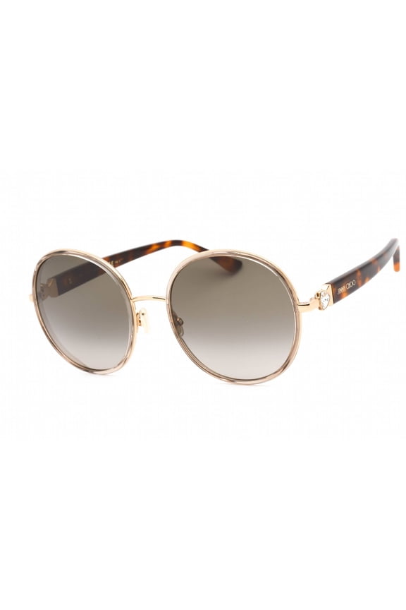 PAM/S 001Q HA Women's Gold/Brown Round Frame Sunglasses