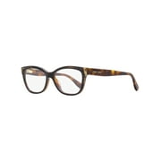 JIMMY CHOO Plastic Womens Cat-Eye Eyeglasses Animal Havana 53mm Adult