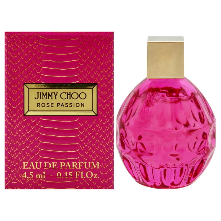 Jimmy Choo Rose Passion, 0.15 oz EDP Splash Mini, Floral Vanilla