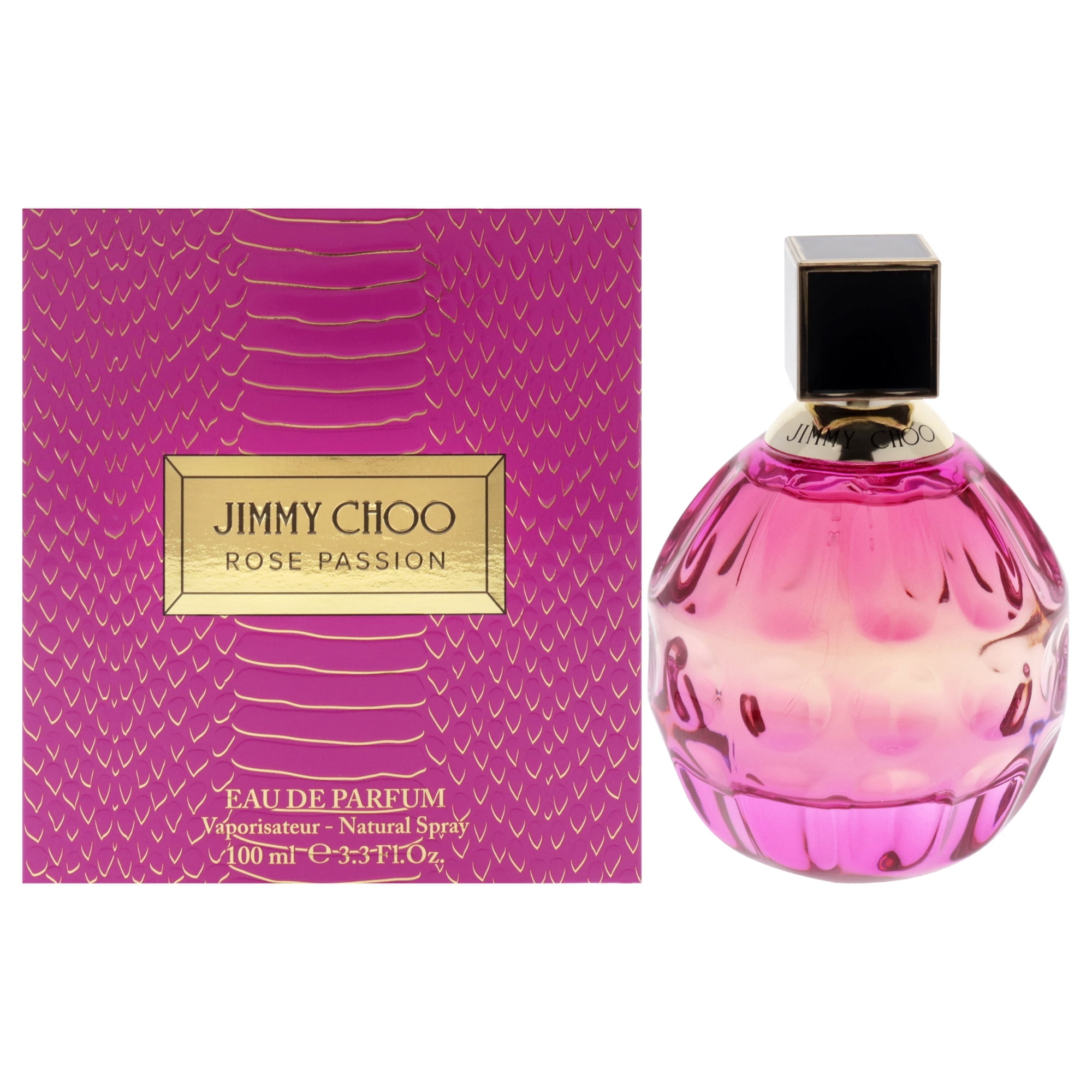 Jimmy Choo Rose Passion, 3.3 oz EDP Spray, Floral Ambery Fragrance