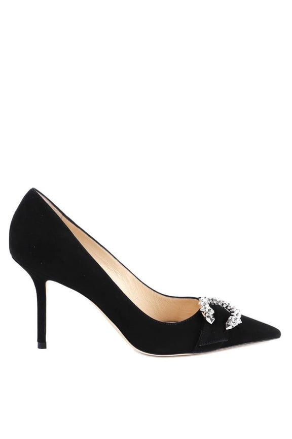 Saresa 85 Suede Pumps, Brand Size 34 ( US Size 4 )