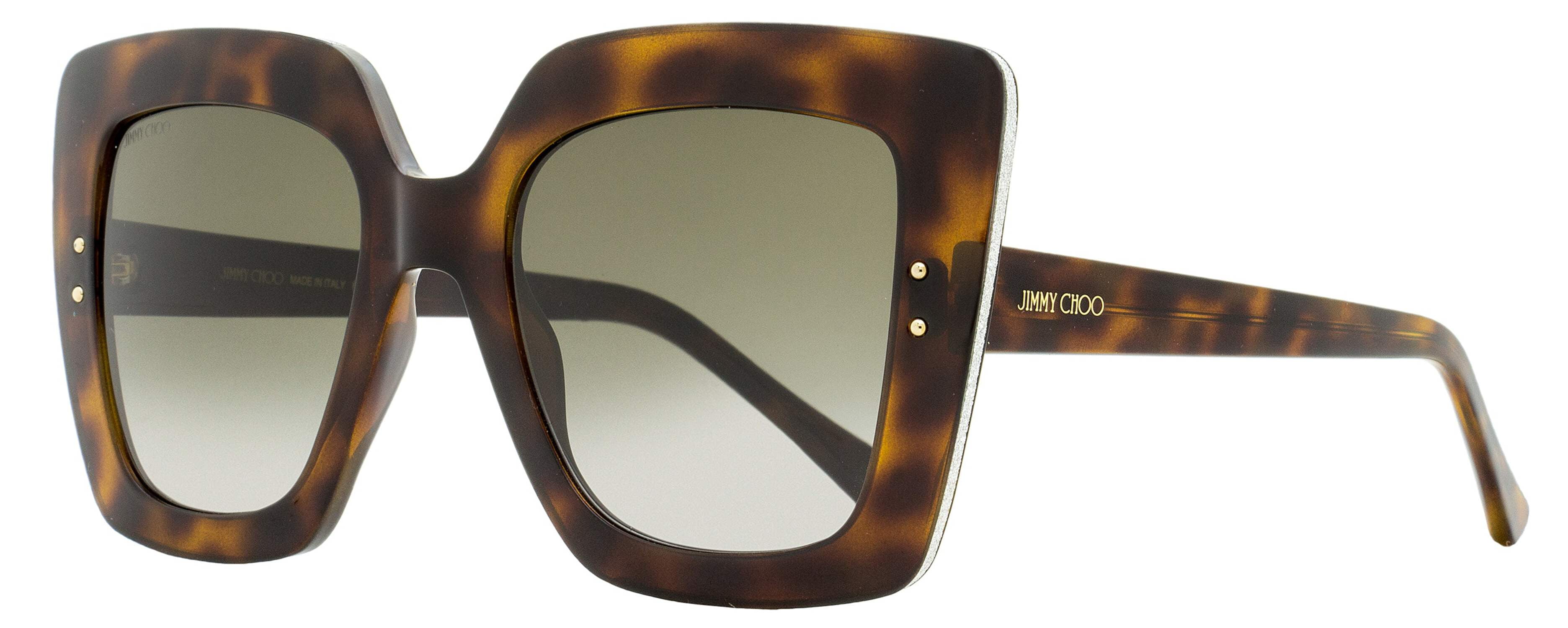Jimmy Choo Square Sunglasses Auri /G 086HA Havana 53mm  display picture 2
