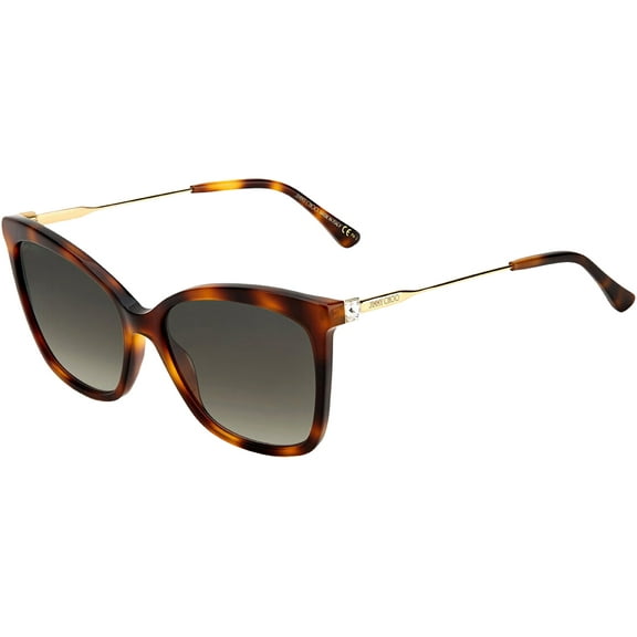 Jimmy Choo Women's Maci Havana Cat Eye Sunglasses