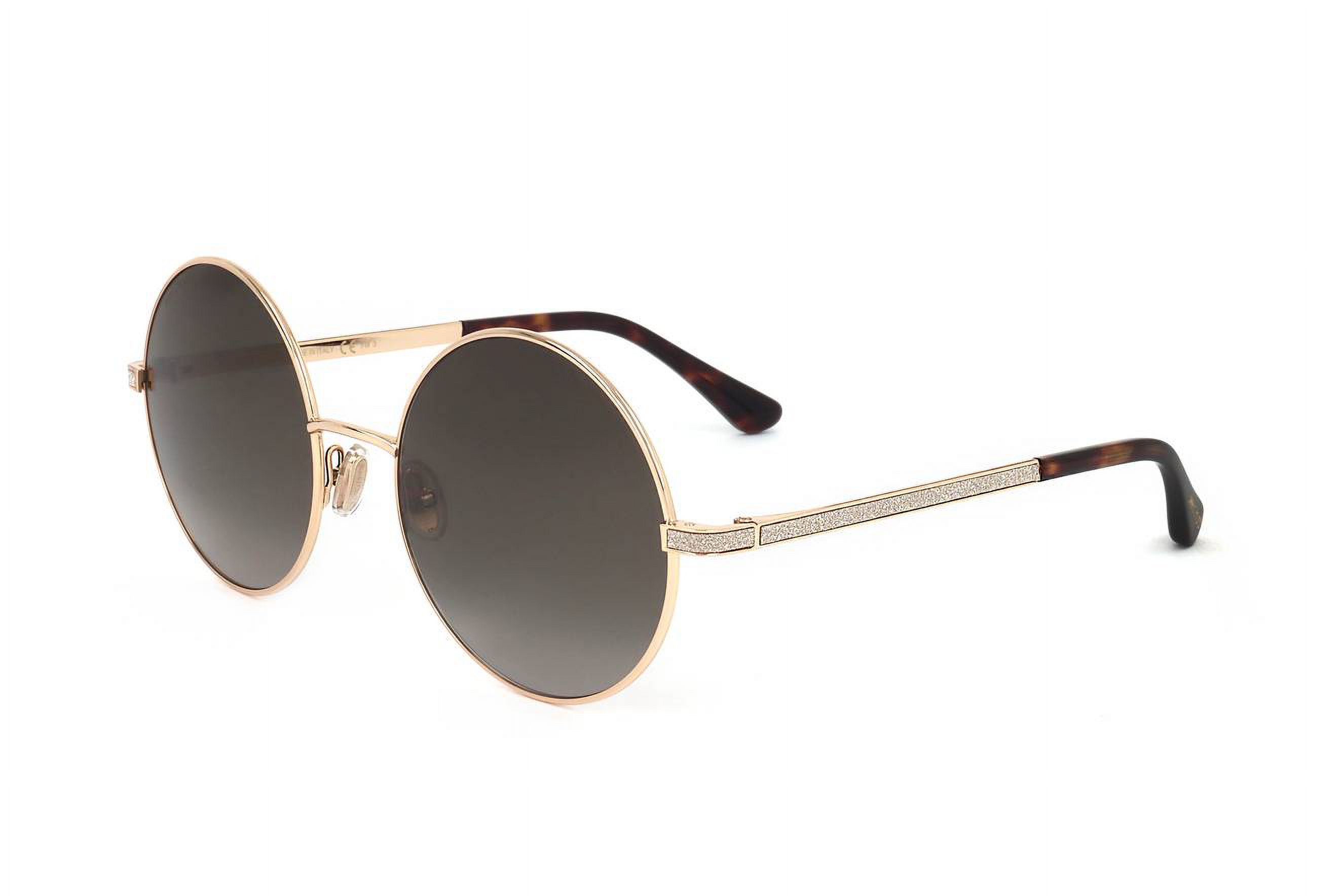 Jimmy choo 57mm sunglasses. Jimmy Choo Cat Eye Val Sunglasses 807IR Black/Gold 57mm  main image 2