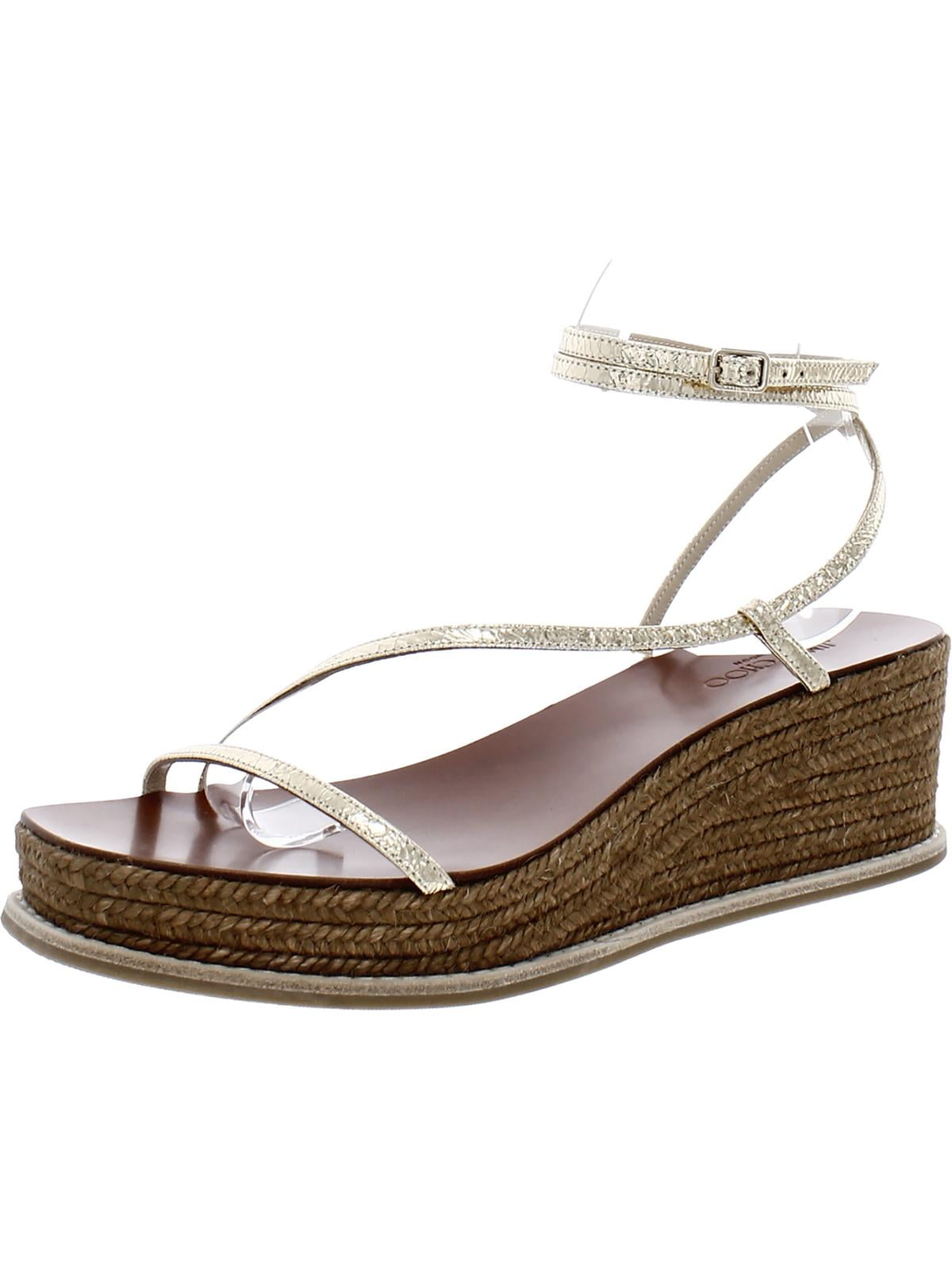 jimmy choo drive leather espadrille wedge sandals