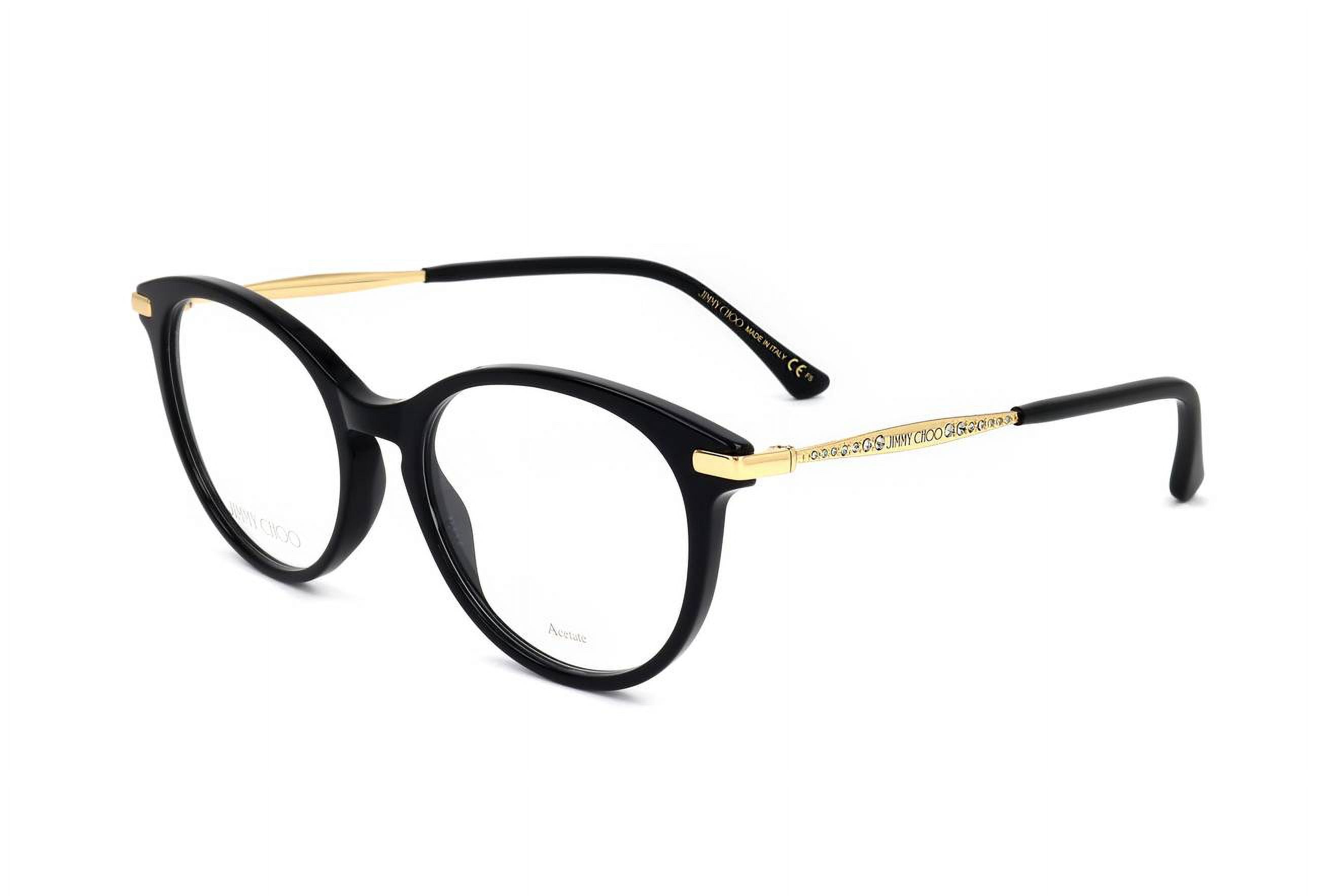 JIMMY CHOO ラウントフレムメカネ JC299 807 Jimmy Choo eyeglasses JC299 WOMAN 51/18/145 807 BLACK