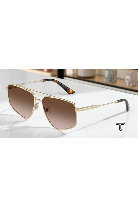 JC 4011 Metal Womens Pilot Sunglasses Pale Gold 58mm Adult