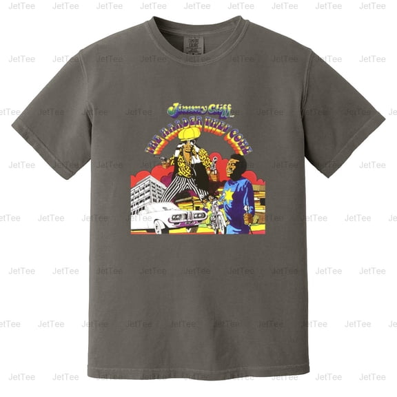 Jimmy Cliff Harder They Come Original Soundtrack Vintage Retro Comfort Color T-Shirt Unisex, up to 4XL