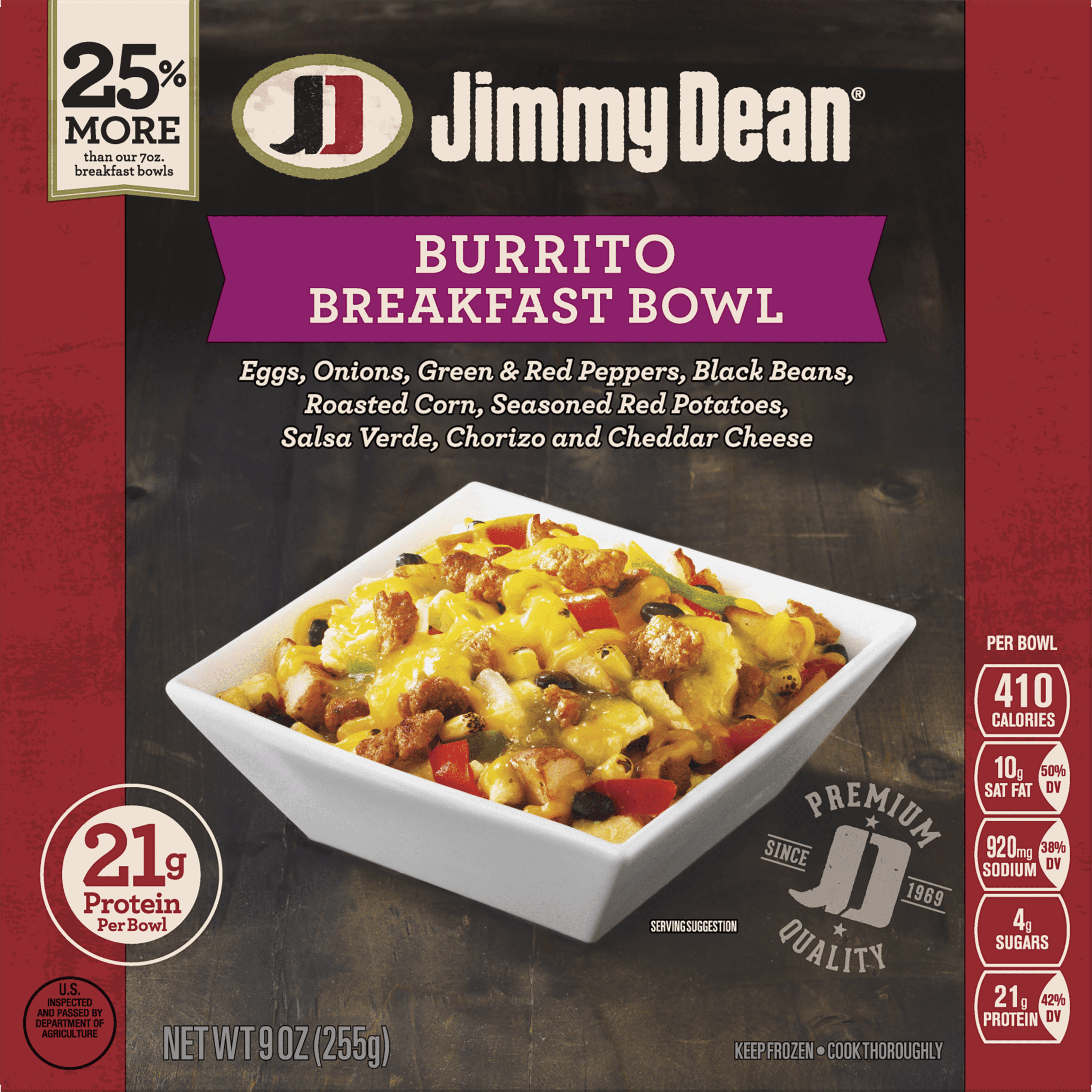 Jimmy Dean® Burrito Breakfast Bowl, 9 oz.