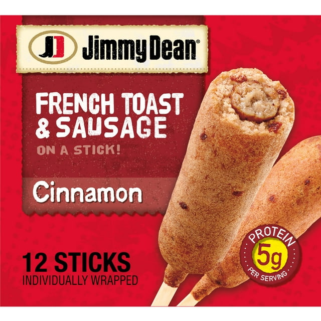 Jimmy Dean Cinnamon French Toast & Sausage on a Stick, 30 oz, 12 Ct