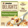 thumbnail image 1 of Jimmy Dean Delights Turkey Sausage Breakfast Bowl, 7 oz (Frozen), 1 of 17