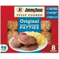 thumbnail image 1 of Jimmy Dean Fully Cooked Original Pork Sausage Patties, 9.6 oz, 8 Count, 1 of 13