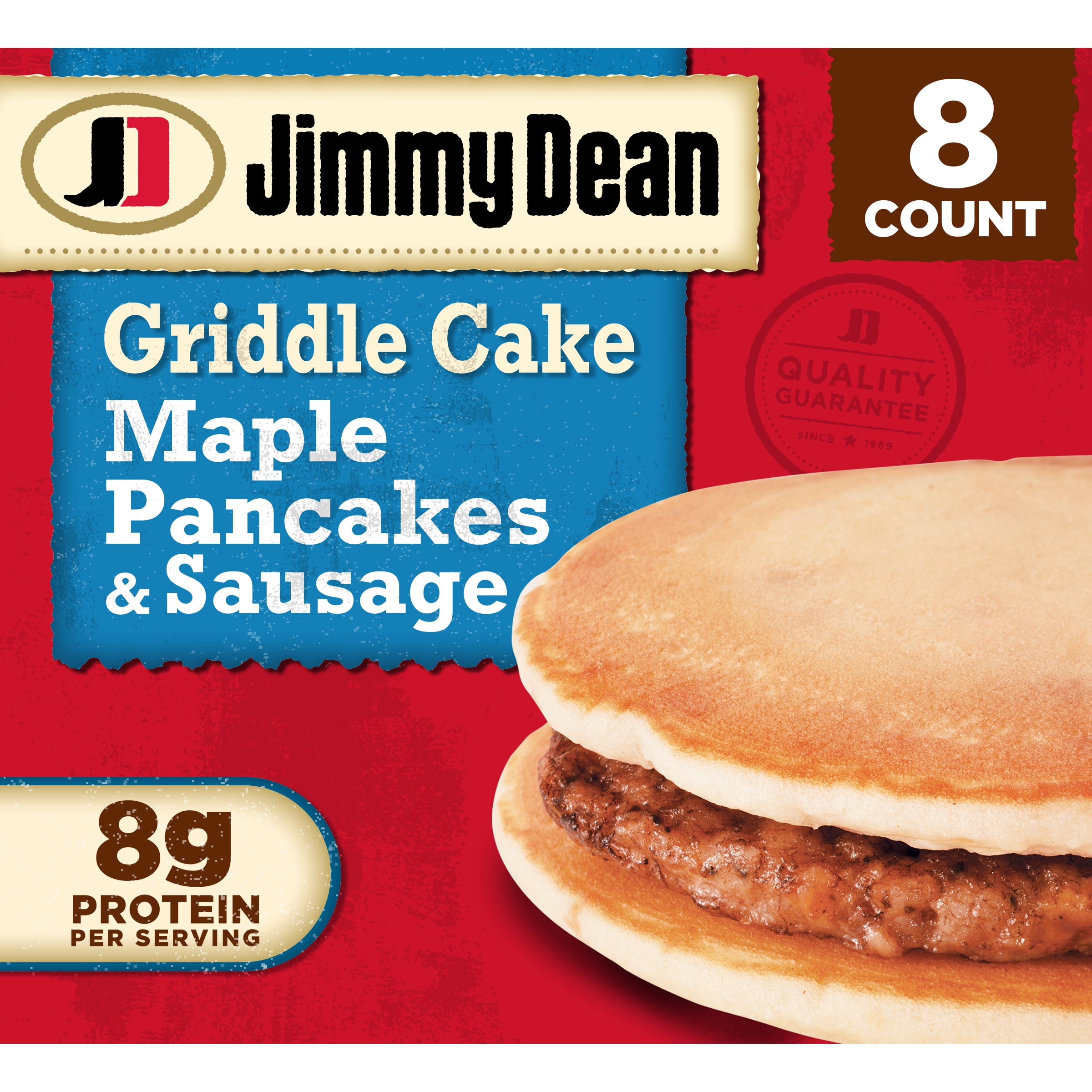Jimmy Dean Maple Pancakes & Sausage Griddle Cake Sandwich, 32 oz, 8