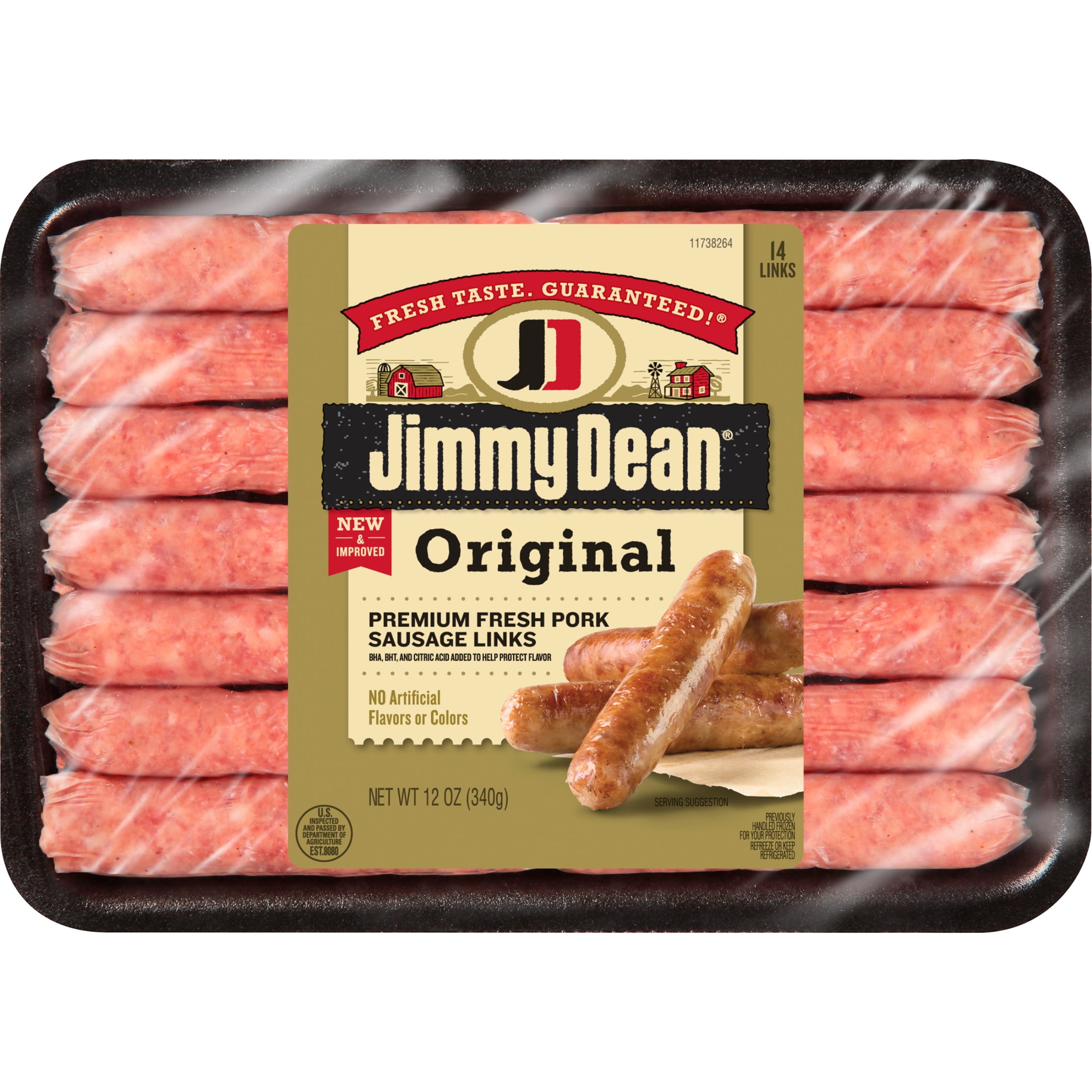 Jimmy Dean Original Premium Fresh Pork Sausage Links, 12 oz