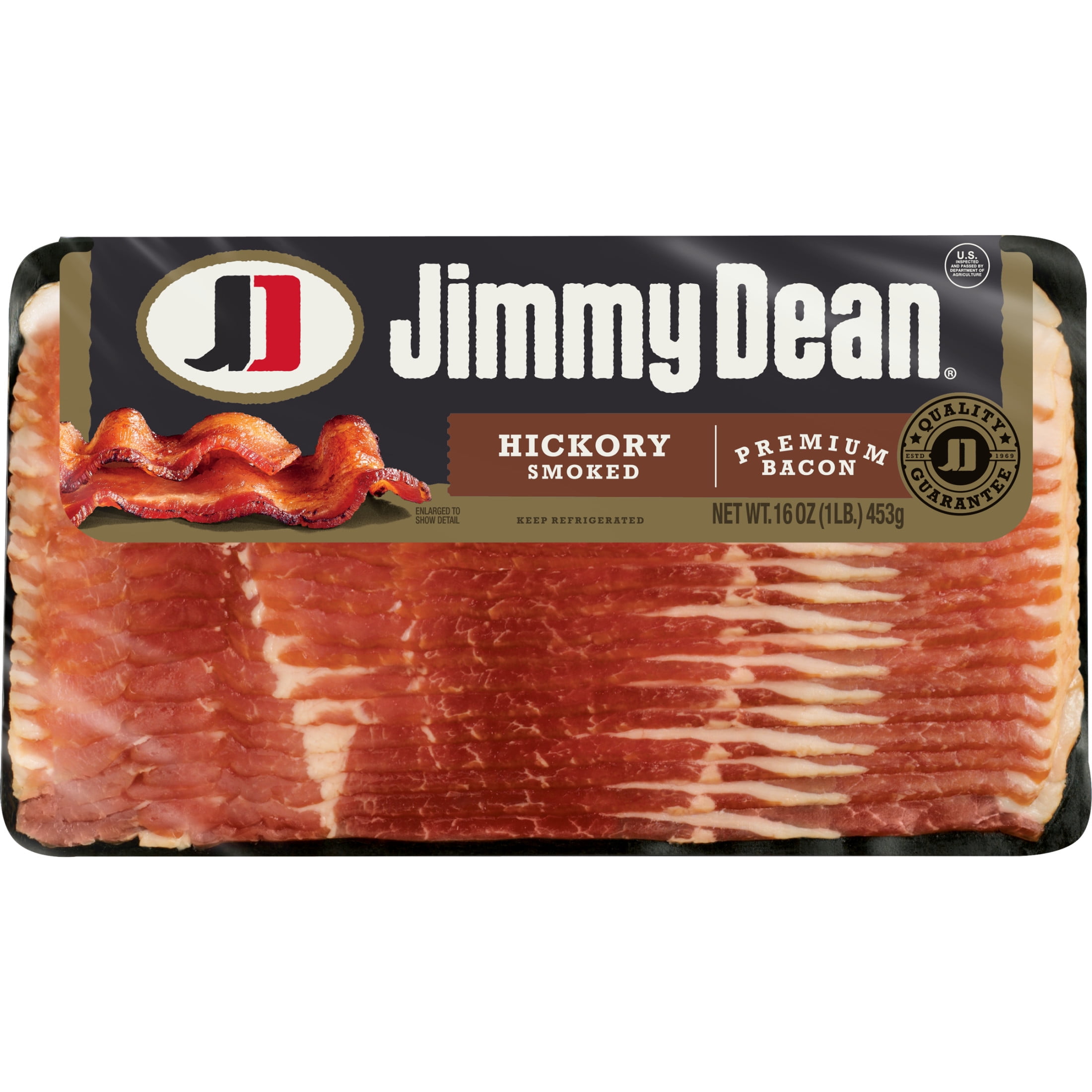 Jimmy Dean Premium Hickory Smoked Sliced Bacon, 16 oz