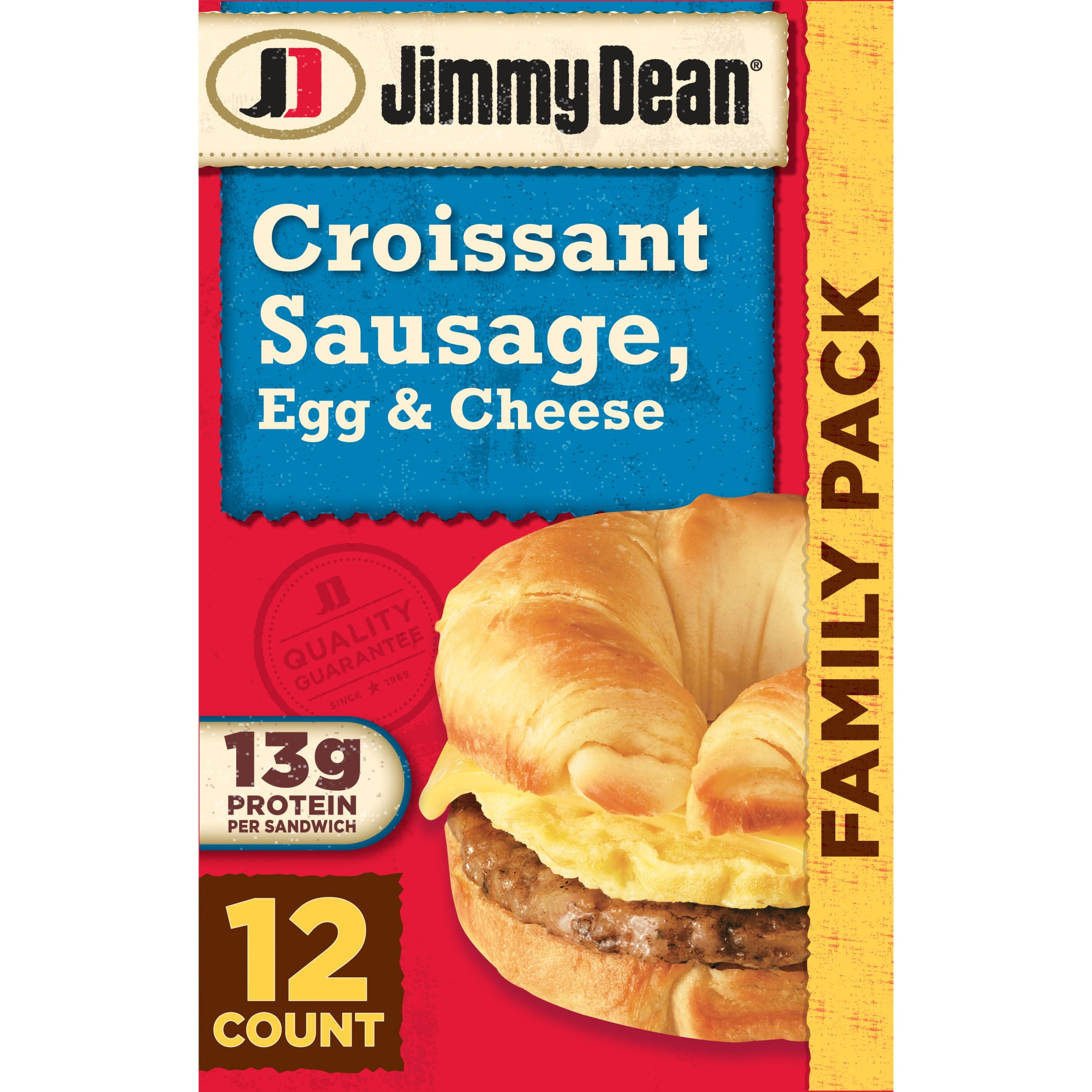 dean★ユニシティ トライアルセット 10本-前納期リファイナー10本 Jimmy Dean Frozen Breakfast Sandwich, Sausage Egg & Cheese