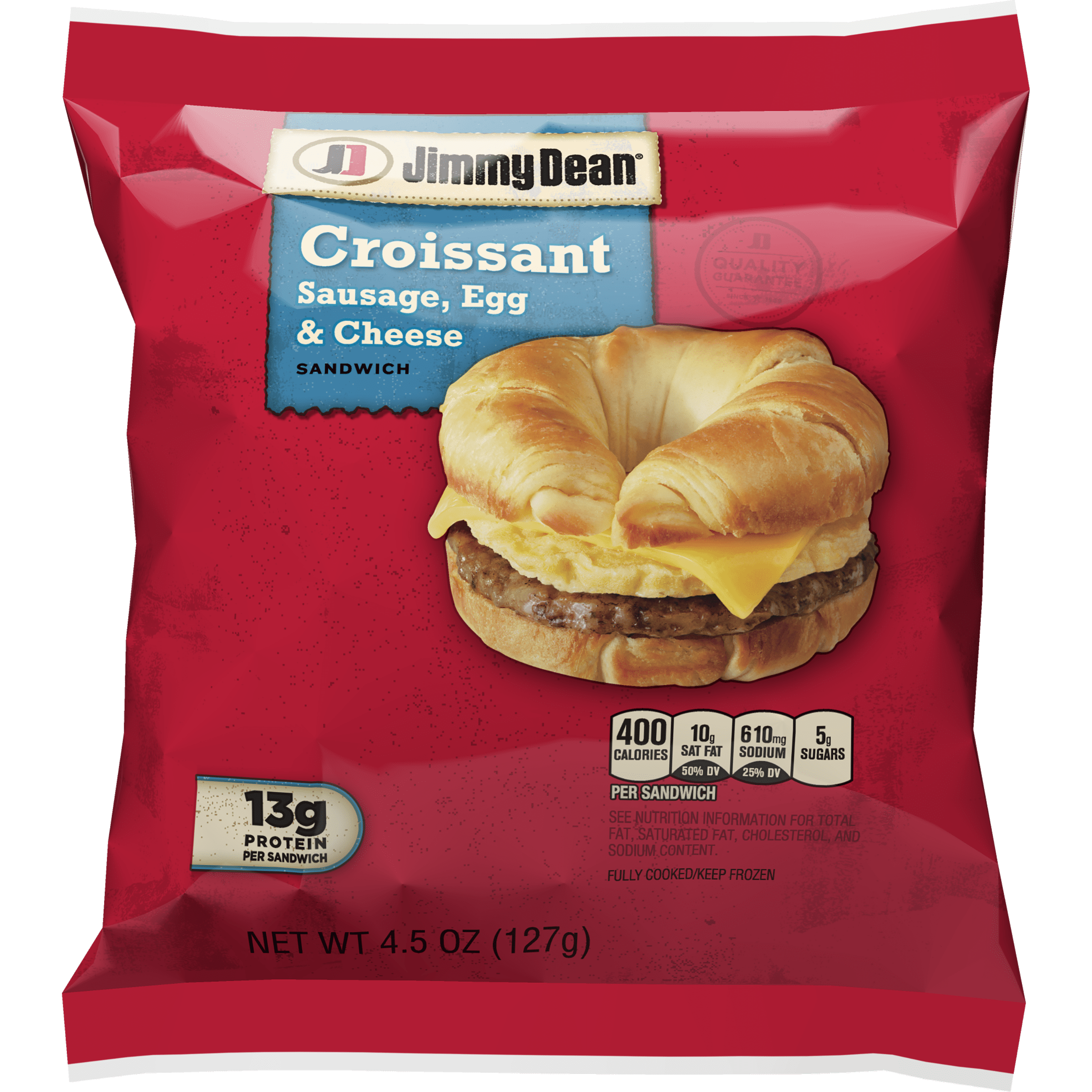Jimmy Dean® Sausage, Egg and Cheese Croissant Sandwich, Individually