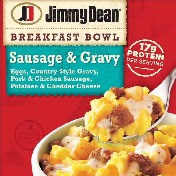 Jimmy Dean Sausage & Gravy Breakfast Bowl, 7 oz (Frozen)
