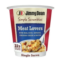 Jimmy Dean Simple Scrambles Meat Lovers Quick Breakfast Cup, 5.35 oz