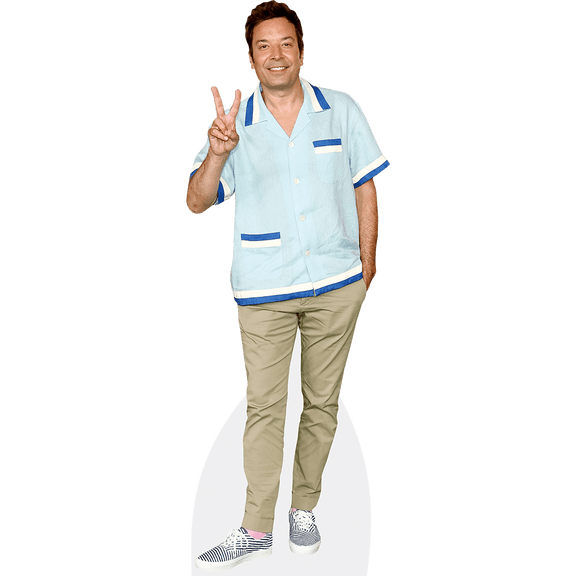 Jimmy Fallon (Peace) Mini Size Cutout. Standee.