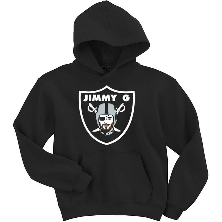 Jimmy G Jimmy Garoppolo Raiders Logo Hooded Sweatshirt Hoodie