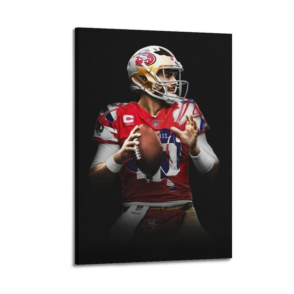 Jimmy Garoppolo Canvas Poster Poster Album Cover Posters for Bedroom Wall Art Canvas Posters Music Album Cover Poster