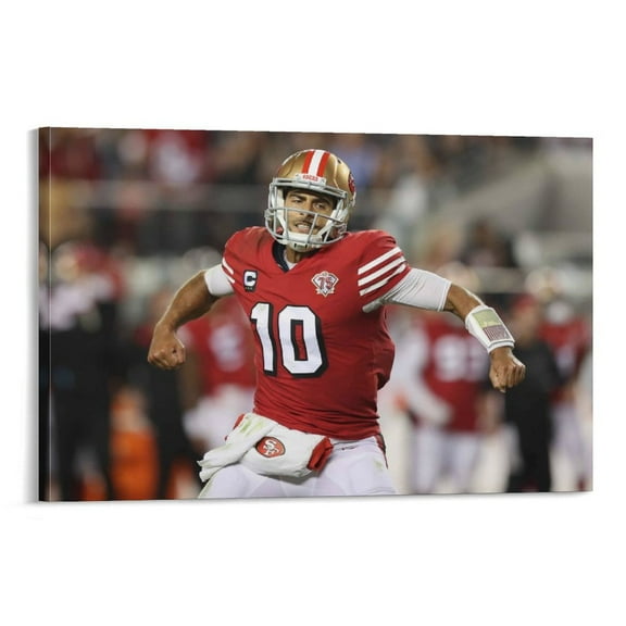 Jimmy Garoppolo Football Poster Canvas Poster Art Poster Canvas Painting Decor Wall Print Photo Gifts Home Modern Decorative Posters 16x24inch(40x60cm)