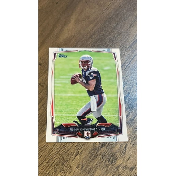 Jimmy Garoppolo New England Patriots NFL 2014 Topps Trading Card 432 Rookie Card