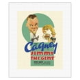 thumbnail image 1 of Jimmy the Gent - Starring James Cagney Bette Davis - Directed by Michael Curtiz - Vintage Film Movie Poster c.1934 - Fine Art Rolled Canvas Print 11in x 14in, 1 of 4