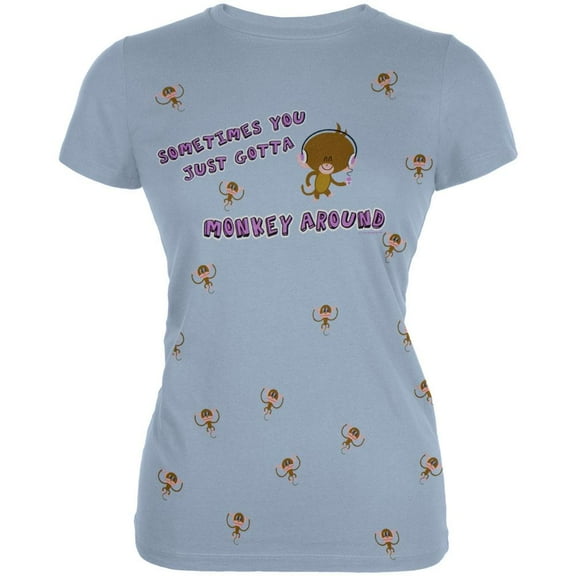 Jimmy - Monkey Around Juniors T-Shirt - Medium