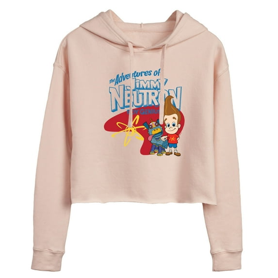 Jimmy Neutron - Adventures of Jimmy Neutron - Juniors Cropped Pullover Hoodie