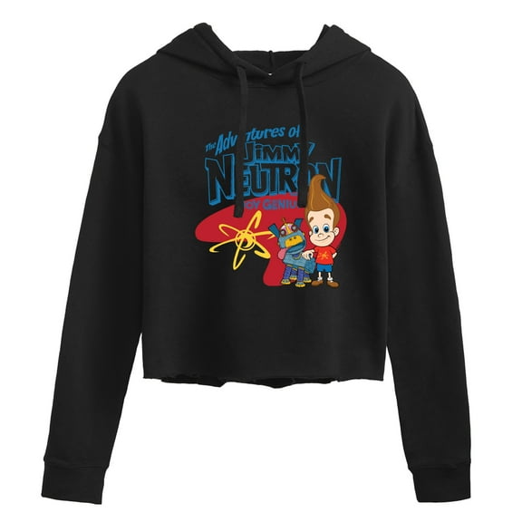 Jimmy Neutron - Adventures of Jimmy Neutron - Juniors Cropped Pullover Hoodie