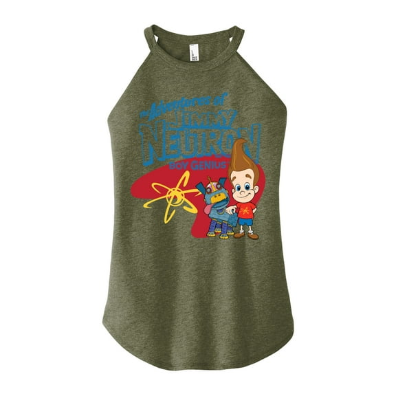 Jimmy Neutron - Adventures of Jimmy Neutron - Juniors High Neck Tank Top