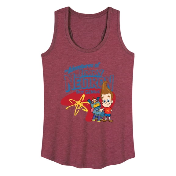 Jimmy Neutron - Adventures of Jimmy Neutron - Ladies Racerback Tank