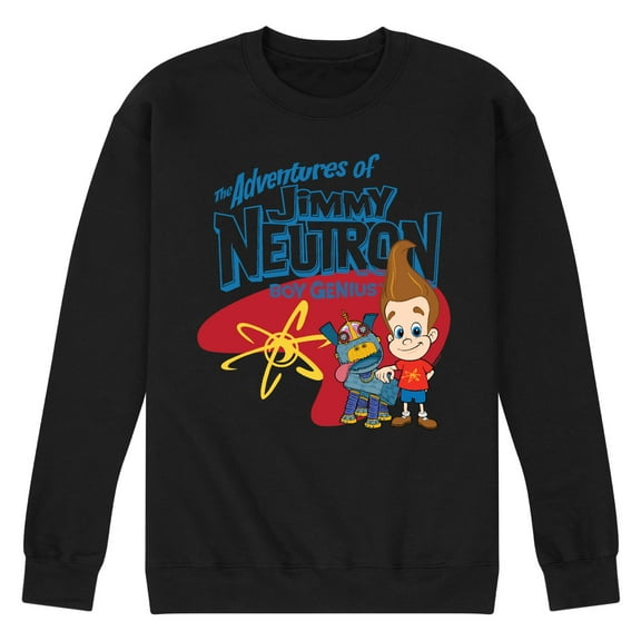 Jimmy Neutron - Adventures of Jimmy Neutron - Men's Crew Neck Fleece Pullover