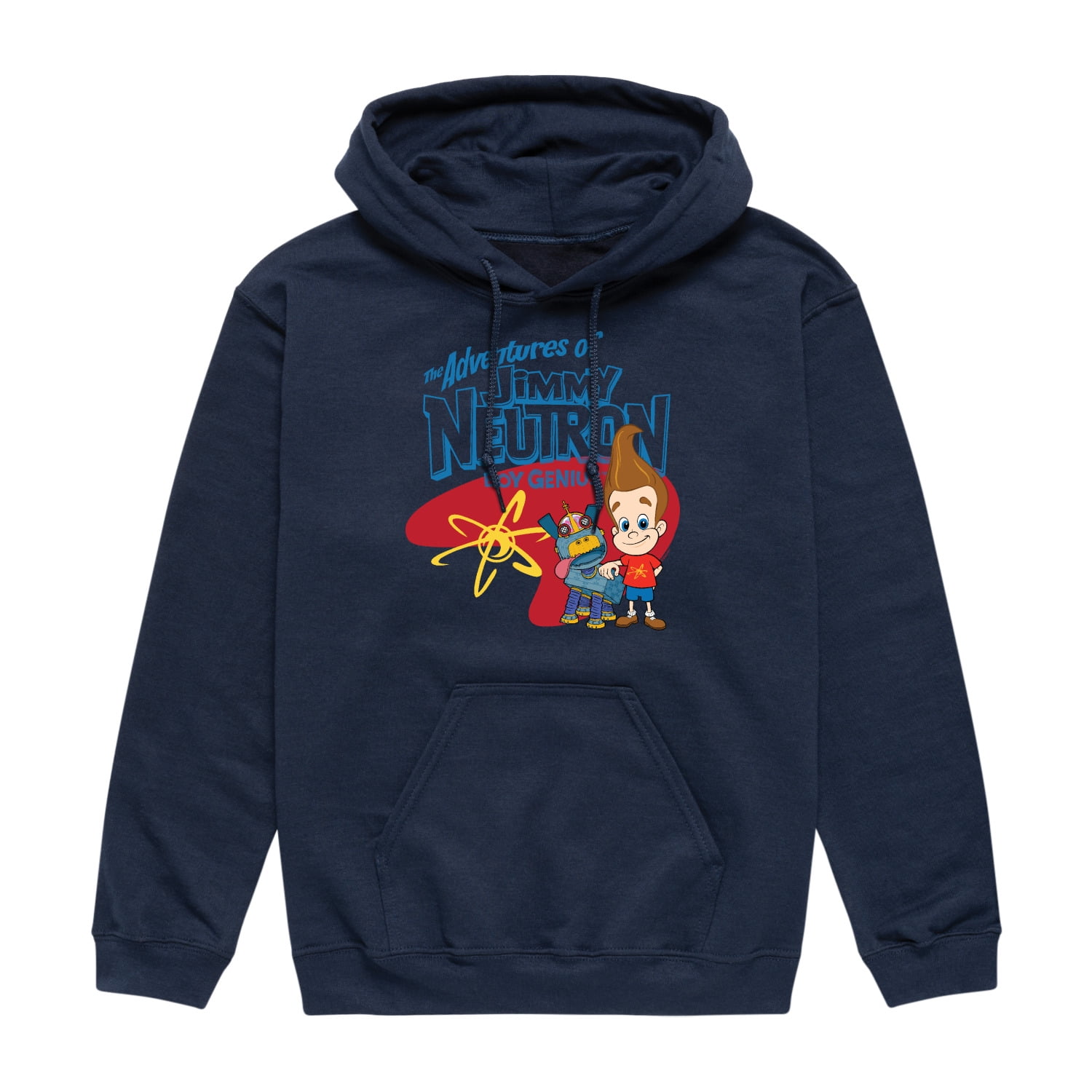 Jimmy Neutron - Adventures of Jimmy Neutron - Men's Pullover Hooded Fleece  Sweatshirt